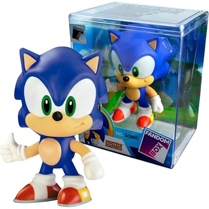 Fandom Box Boneco Sonic The Hedgehog Em Vinil 10cm - Líder Brinquedos