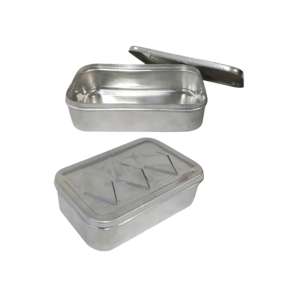 Marmita Retangular de Alumínio - Estamparia Leste em Oferta na Shopee