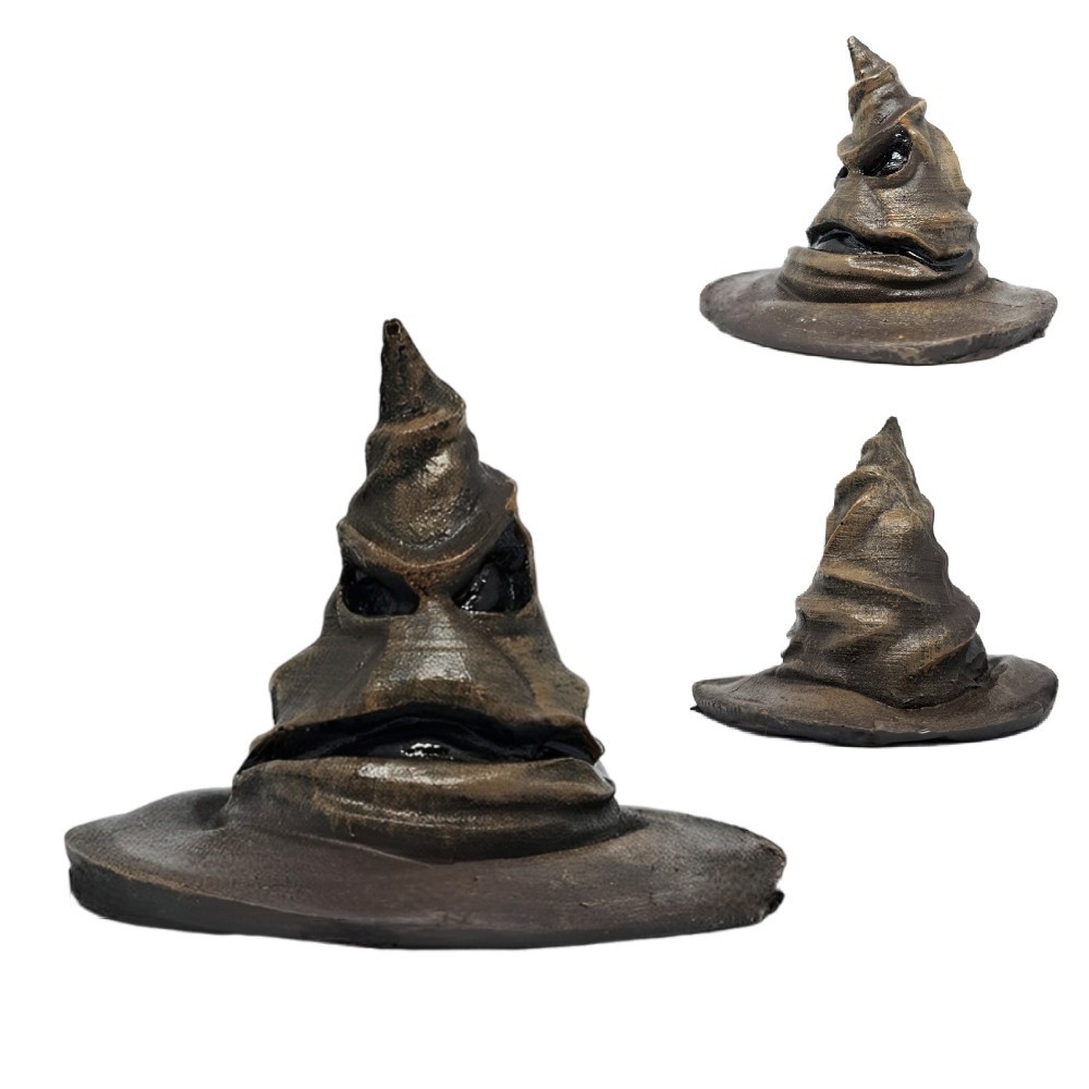 Boneco Colecionável Estátua Action Figure Chapéu Seletor Harry Potter Resina