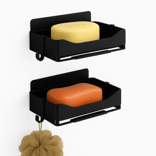 Kit 2 Porta Sabonete Duplo Saboneteira Parede Banheiro Cozinha em Oferta na Shopee