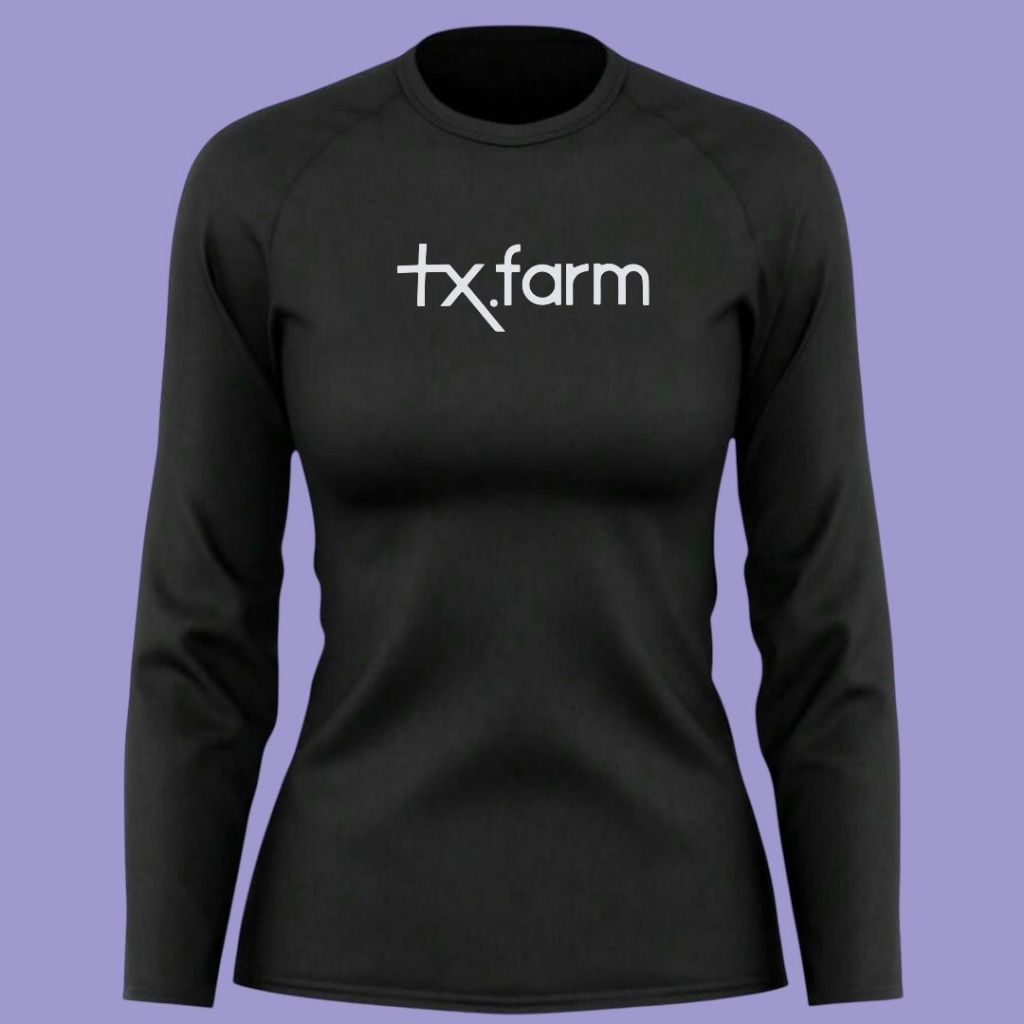 Camisa feminina manga longa country com proteção uv