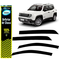 Jogo Calha De Chuva Jeep Renegade 2015 A 2025 4 Portas