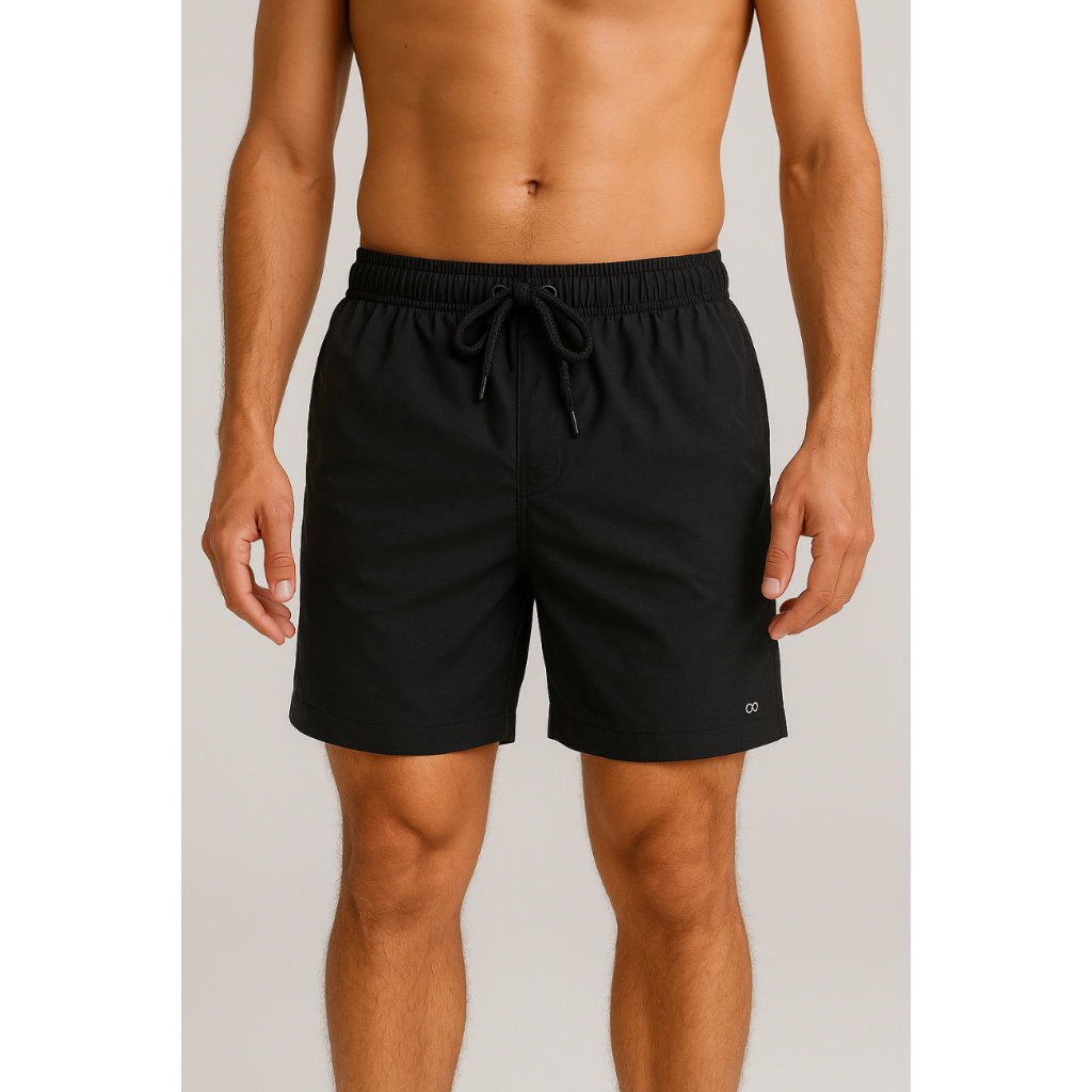 Short Masculino Bermuda Shorts Tactel Premium Com Elastano Academia, Praia Mauricinho Corrida Casual
