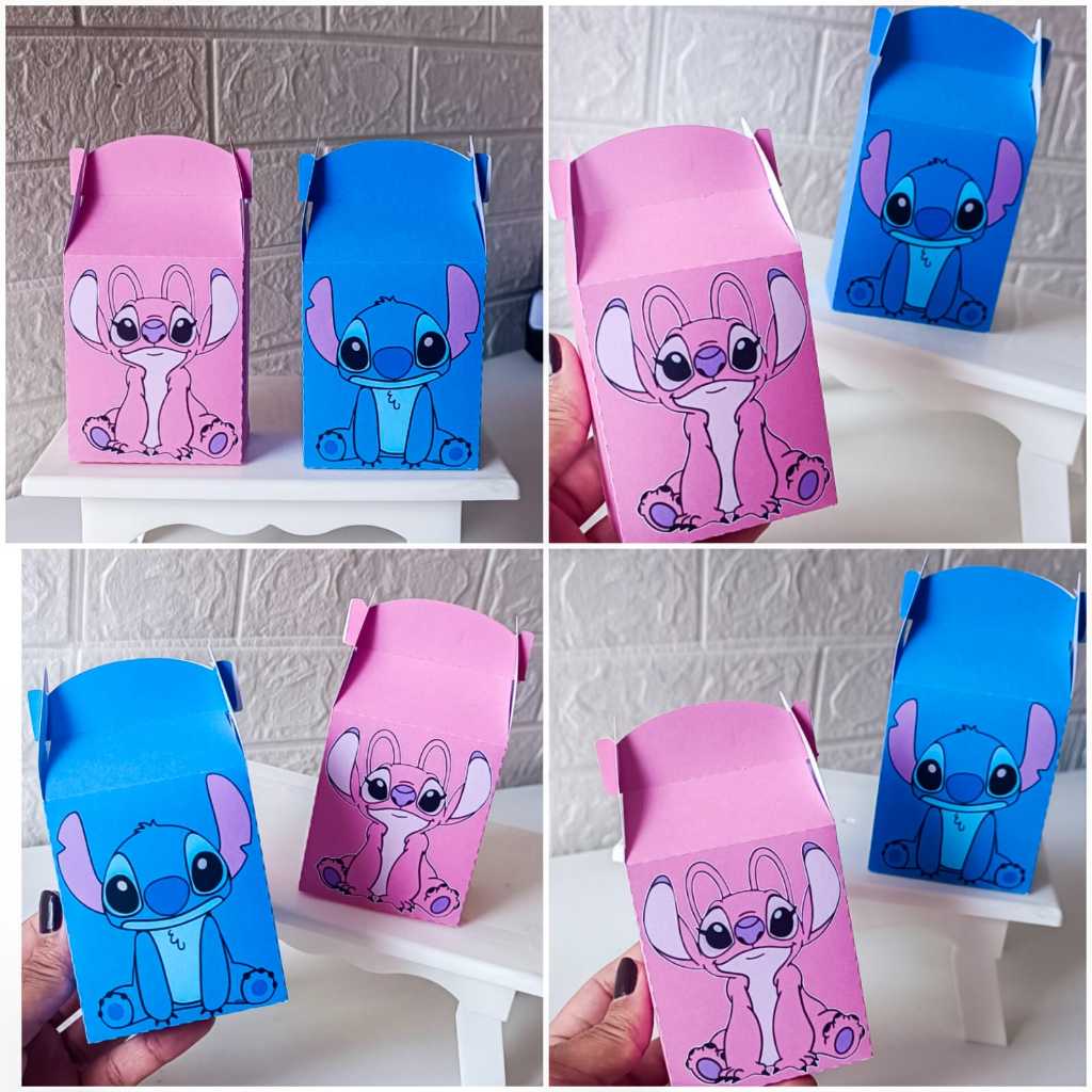 Maletinha Personalizada STITCH, Caixinha Personalizada STITCH, Lembrancinha Personalizada STITCH