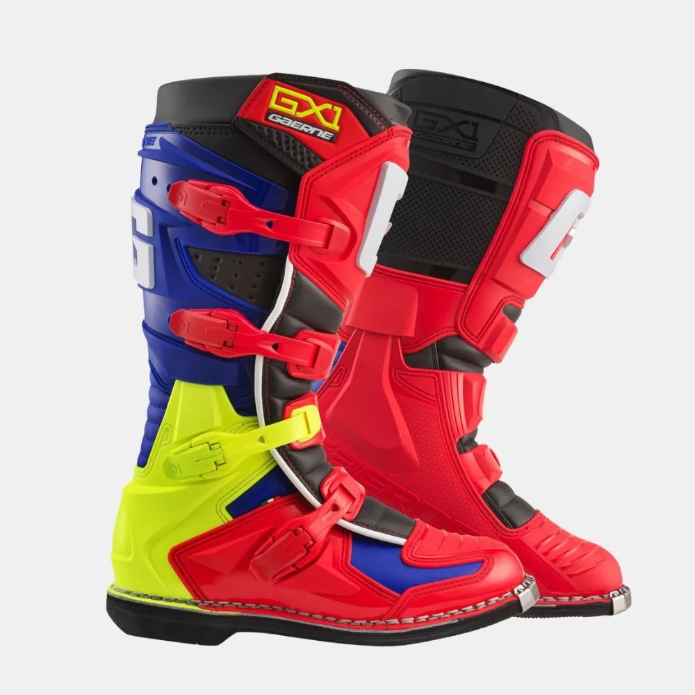 Bota Gaerne Gx1 Goodyear Vermelho e Azul
