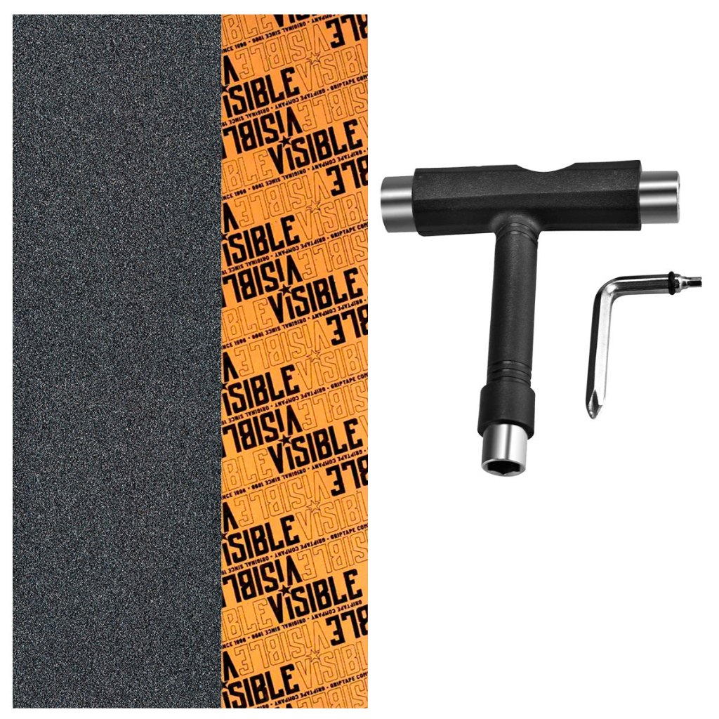 Lixa Importada Emborrachada Visible + Chave De Montagem em Oferta na Shopee