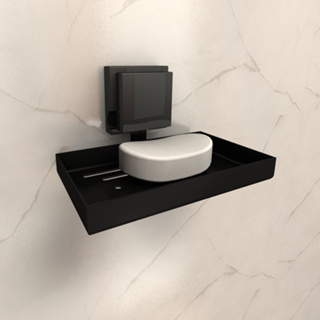 Porta Sabonete Parede Sem Furo Ventosa Banheiro Saboneteira em Oferta na Shopee