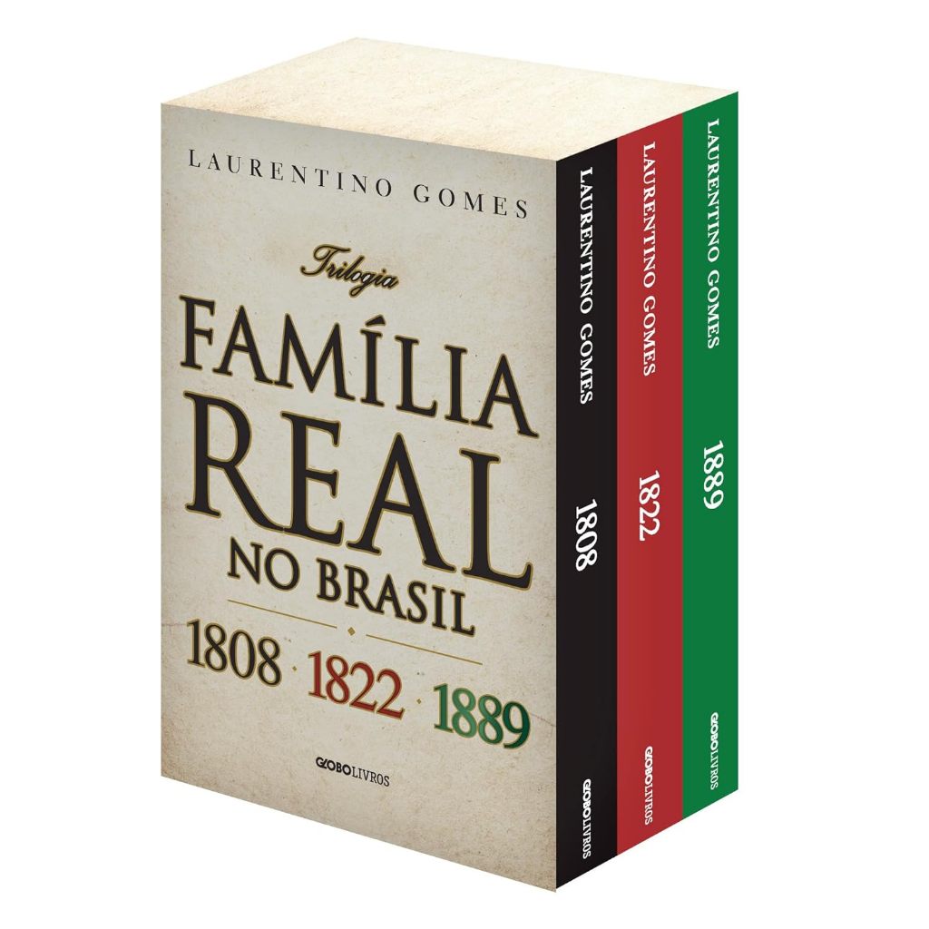 Box Trilogia Família Real no Brasil: 1808, 1822, 1889