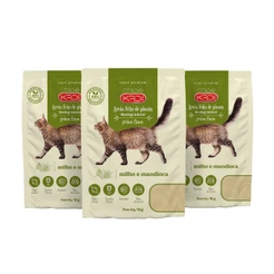 12kg AREIA HIGIÊNICA BIODEGRADÁVEL KADI PARA GATOS GRÃOS FINOS