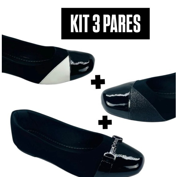 KIT 3 PARES SAPATILHAS 33 AO 43 TAMANHOS ESPECIAIS PROMOCAO em Oferta na Shopee