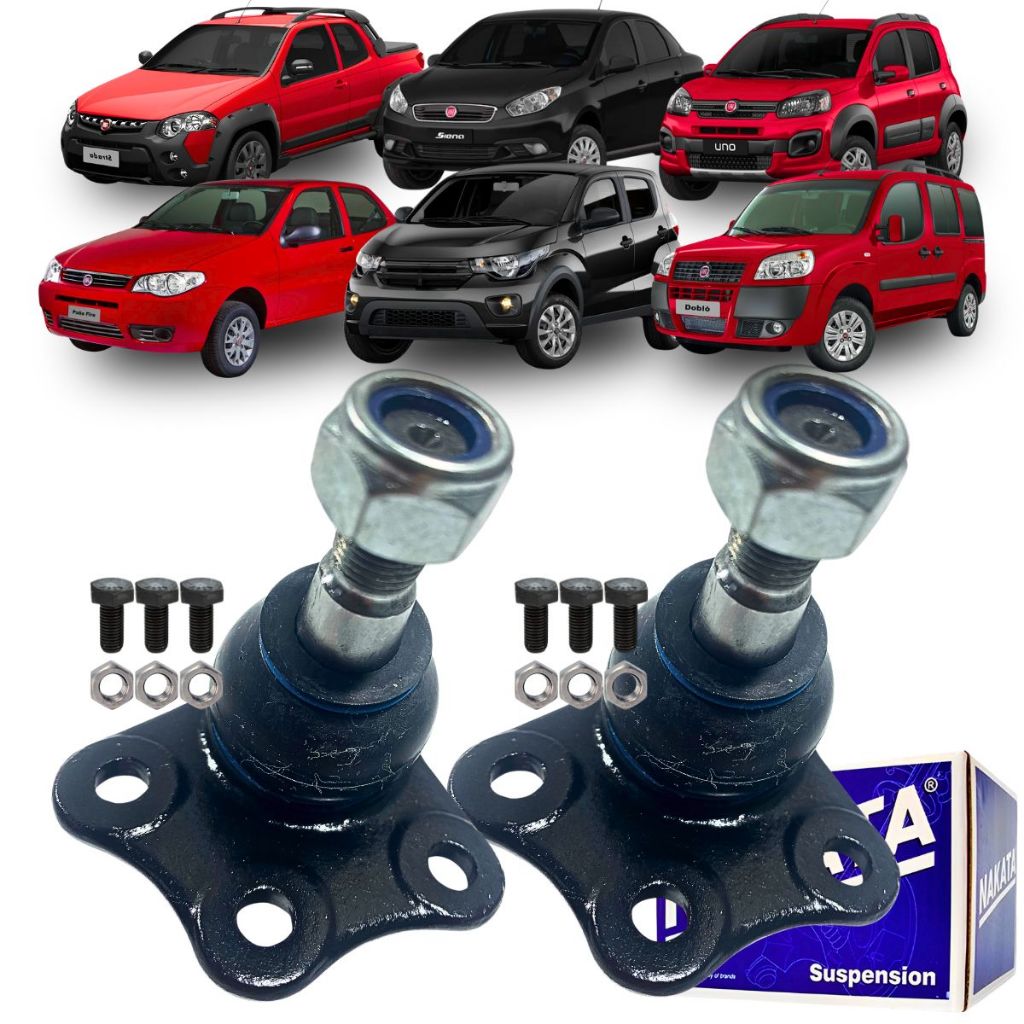 Par Pivô Bandeja Fiat Siena Palio Strada Doblo Fiorino Uno em Oferta na Shopee