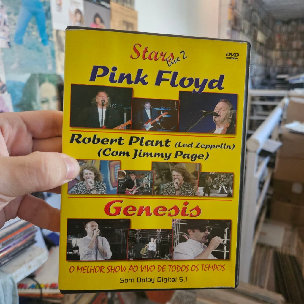 DVD Stars Live 2 (Pink Floyd, Robert Plant + Jimmy Page, Genesis)