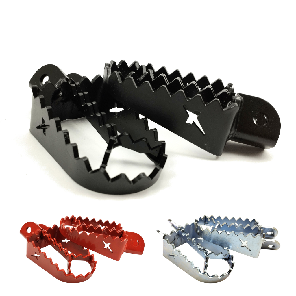Par Pedaleira + Kit Mola Pino Trava X-Cell Xt 125 / Xtz 150 Crosser / Xtz 250 Lander Teneré