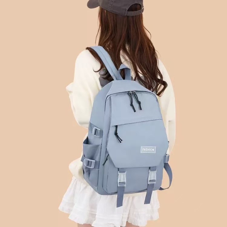 Mochila simples unissex, versátil para computador, viagem e estudo, com grande capacidade, ideal para homens, mulheres