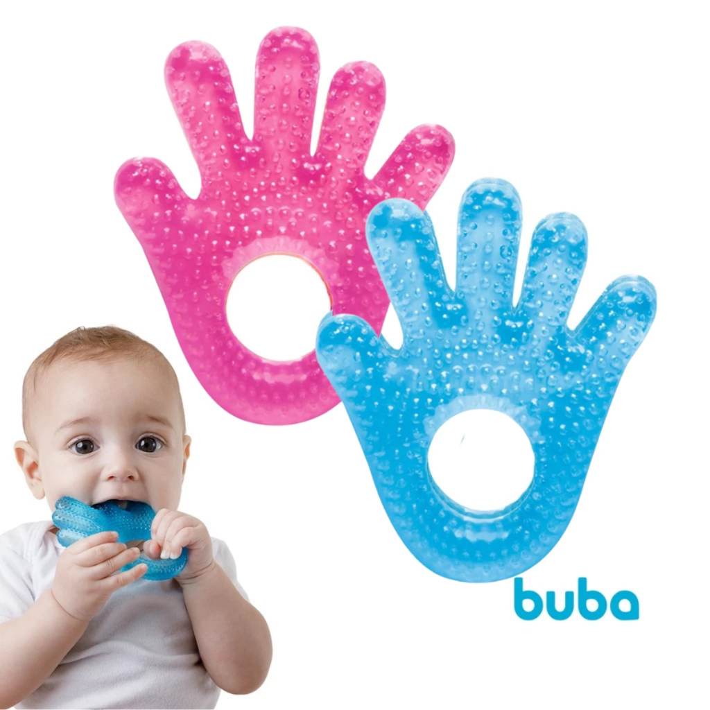 Mordedor Com Água Mãozinha Com Textura 14683 - Buba em Oferta na Shopee