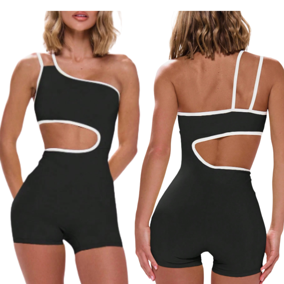 Macaquinho Fitness Academia Feminino Bicolor Recortes gringa Treino Musculação Caminhada Gringa em Oferta na Shopee