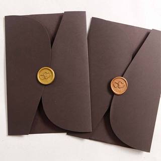 Envelope Elegance Marrom 14,5x21cm + Lacre de Cera em Oferta na Shopee