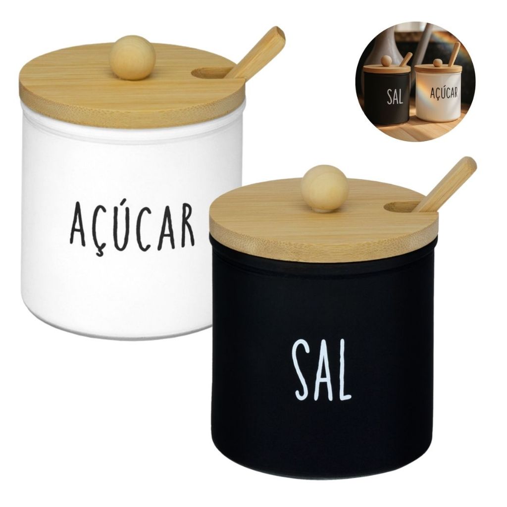 Açucareiro Preto e Branco: Onde Comprar | BuscaProdutos