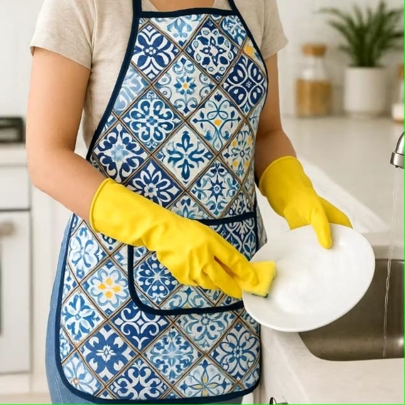 Avental Impermeável para Cozinha e Lavanderia com Bolso adulto Feminino Masculino 📦 Envio Imediato