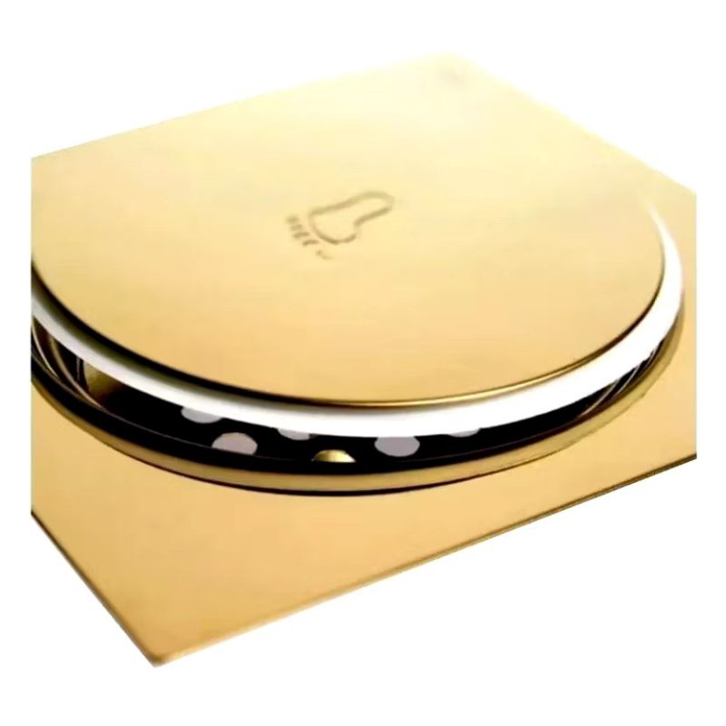 Ralo Click Inteligente 10x10 Cm Quadrado Dourado Gold 15416 em Oferta na Shopee