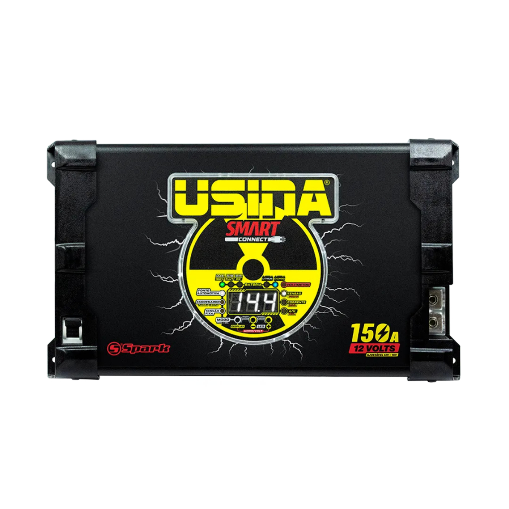 Fonte e Carregador Automotivo Smart Connect Usina 70A/120A/150A/200A 12V Bivolt em Oferta na Shopee