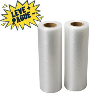 Kit com 2 Bobinas Plásticas Picotadas Sacos Plásticos Mercado Freezer Vários tamanhos em Oferta na Shopee