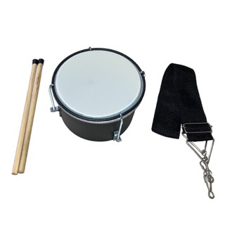 Kit Tamborzinho Tambor com Correia Talabarte e Baqueta Colorido