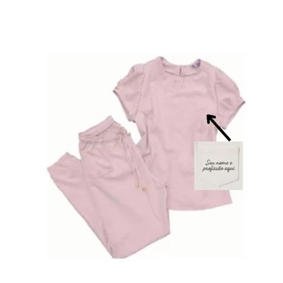 Pijama Cirurgico / Scrub Com botão na manga + BORDADO NOME E PROFISSÃO INCLUSO
