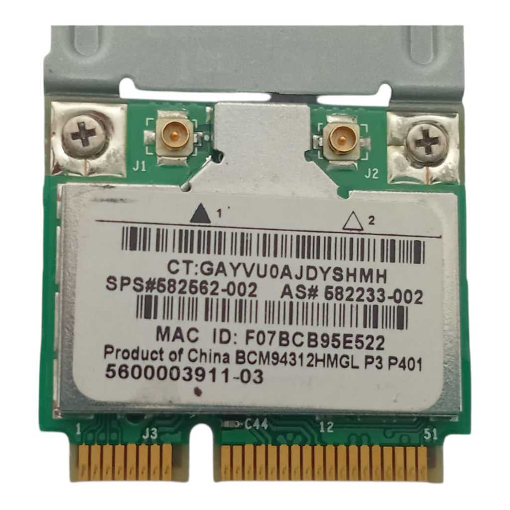 Placa de Rede Notebook Broadcom BCM94312HMG