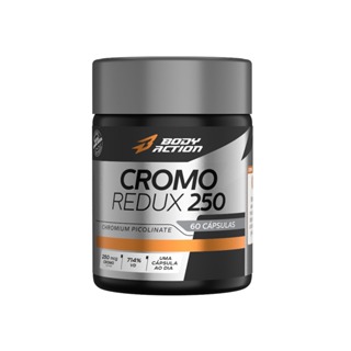 Cromo 250mcg 714% Concentrado 1 Mês - 1 Caps/dia Bodyaction em Oferta na Shopee