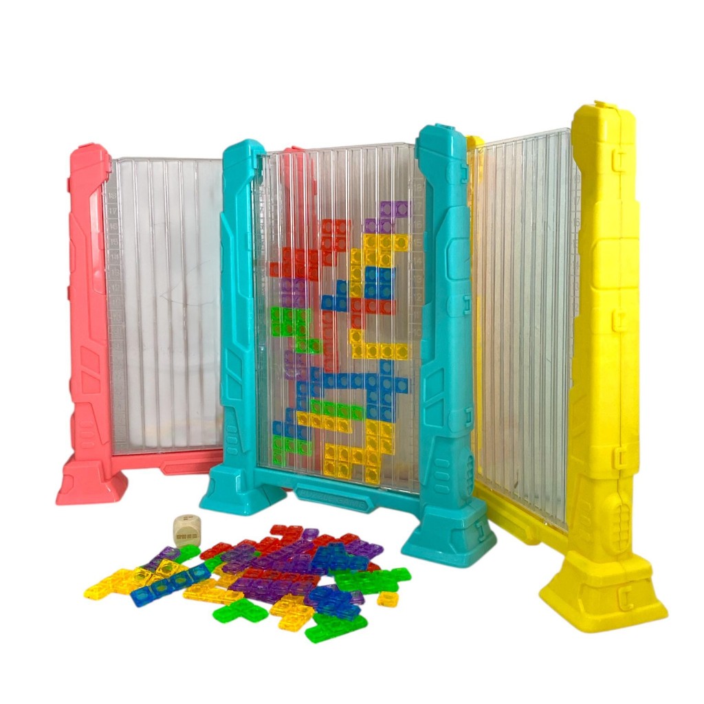 Jogo De Logica IQ Tetris puzzle 3D Educativo  Para Criança em Oferta na Shopee