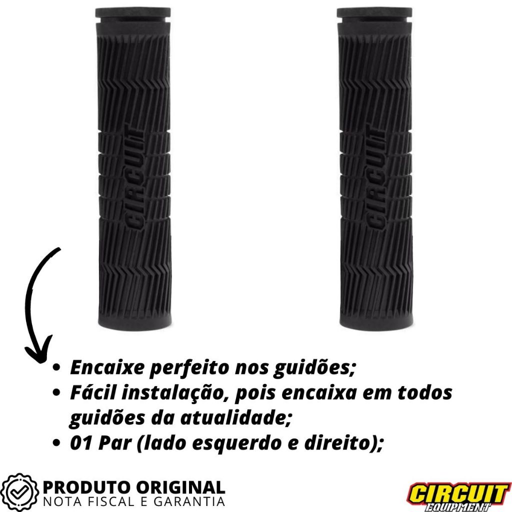 Manopla Circuit Flash Bike Punho Bicicleta Bike Ciclismo Par — imagem 2 de 2