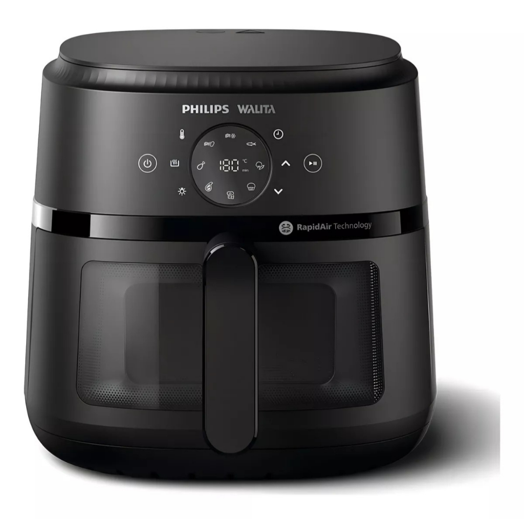 Philips Walita Preta Fritadeira Airfryer Essential Xl Digital, 6.2l de Capacidade, Garantia Internacional de Dois Anos, 110v, 2000w (ri9270/90) - Miniatura 2