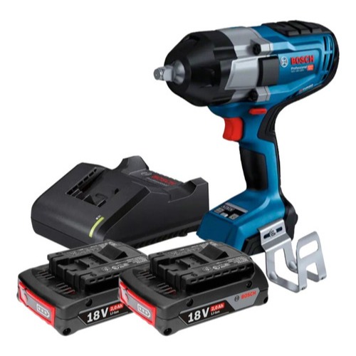 Chave de Impacto Bosch GDS 18V-1000 1/2 Brushless com 2 Baterias18V e Carregado Bivolt em Oferta na Shopee