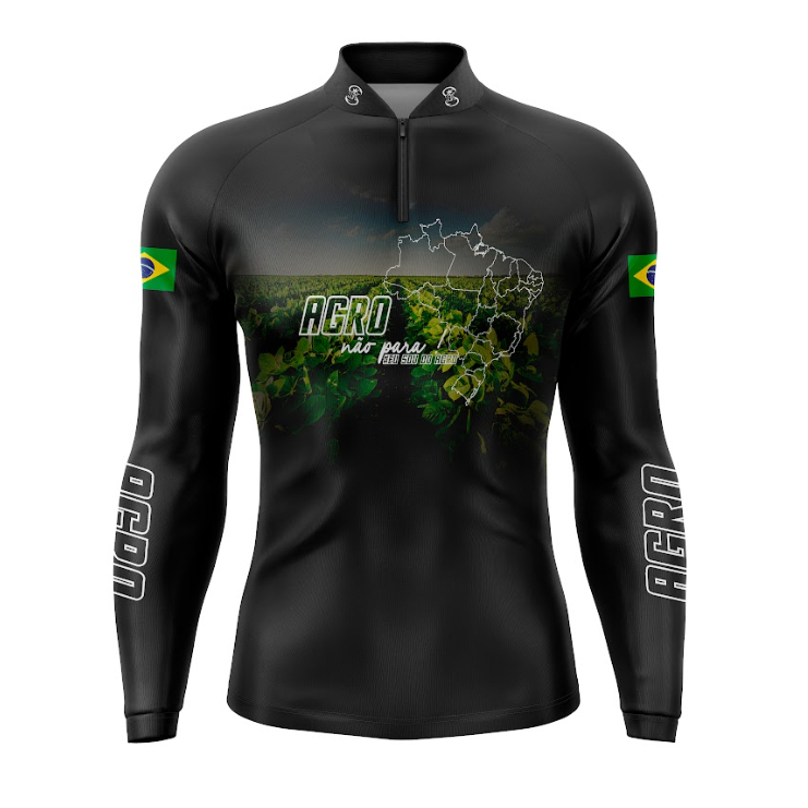 Camisa Camiseta Masculina Agro Protecao Solar Uv50+ GLL-96 em Oferta na Shopee