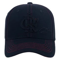 Boné Zico e Flamengo preto linhas vermelhas (32529)