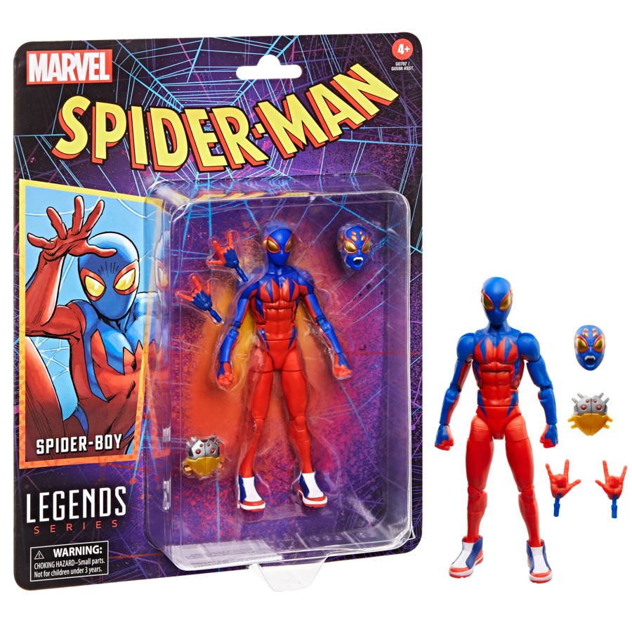 Figura Marvel Legends Spider-Man Retro Spider Boy - G0787 em Oferta na Shopee