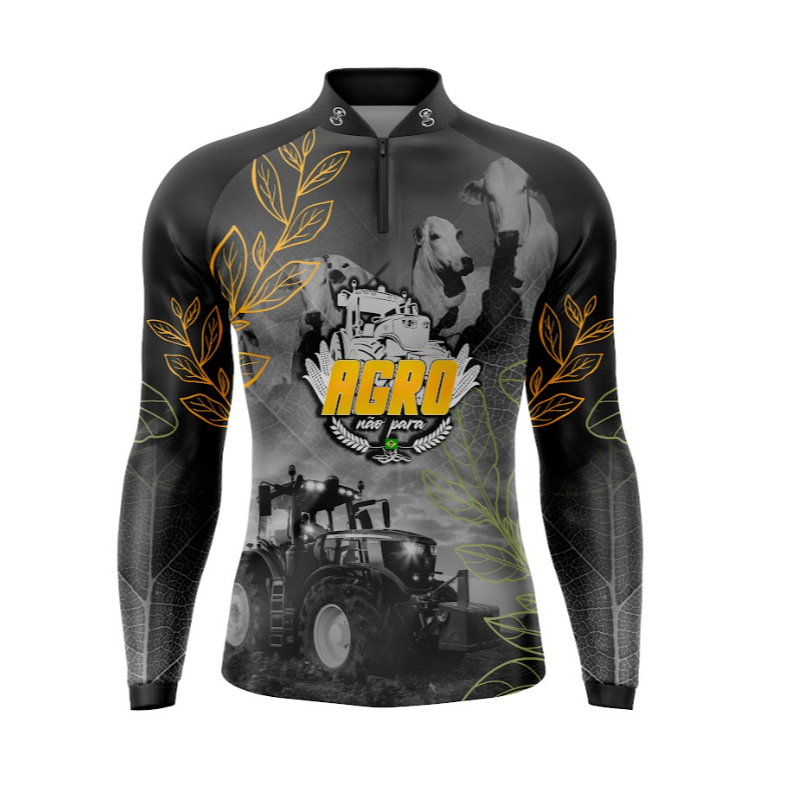 Camisa Camiseta Masculina Agro Agricultura Proteção Uv50+ Dry GLL-105 em Oferta na Shopee