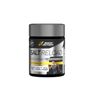 Cápsulas de Sal Com Vitamina D3 Salt Reload 30 Caps Bodyaction em Oferta na Shopee