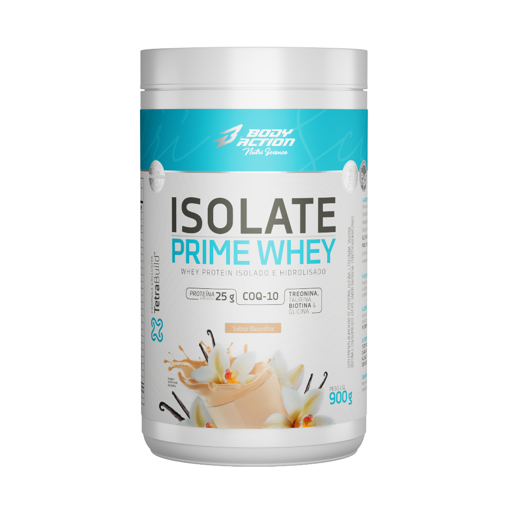 Isolate Prime Whey 900g Isolado e Hidrolisado Bodyaction