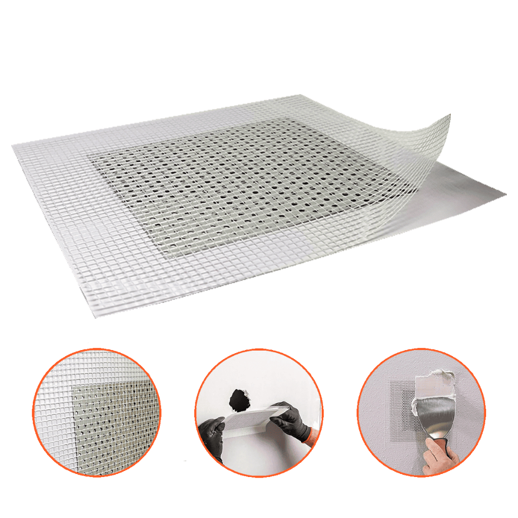 Reparo Para Drywall Gesso Alvenaria Fibra De Vidro Askoi Fita Telada Autoadesiva Com Chapa De Alumínio Central em Oferta na Shopee