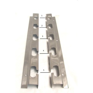 suporte para churrasqueira em inox com 5 posições de altura - não acompanha barra em Oferta na Shopee