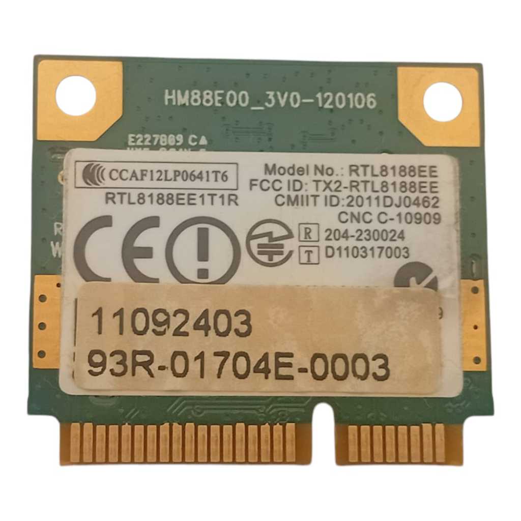 Placa de Rede Notebook Realtek RTL8188EE