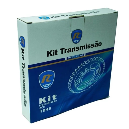 Kit Relação Transmissao Honda Pop 100 e Pop 110 Coroa Corrente Pinhão — imagem 2 de 2