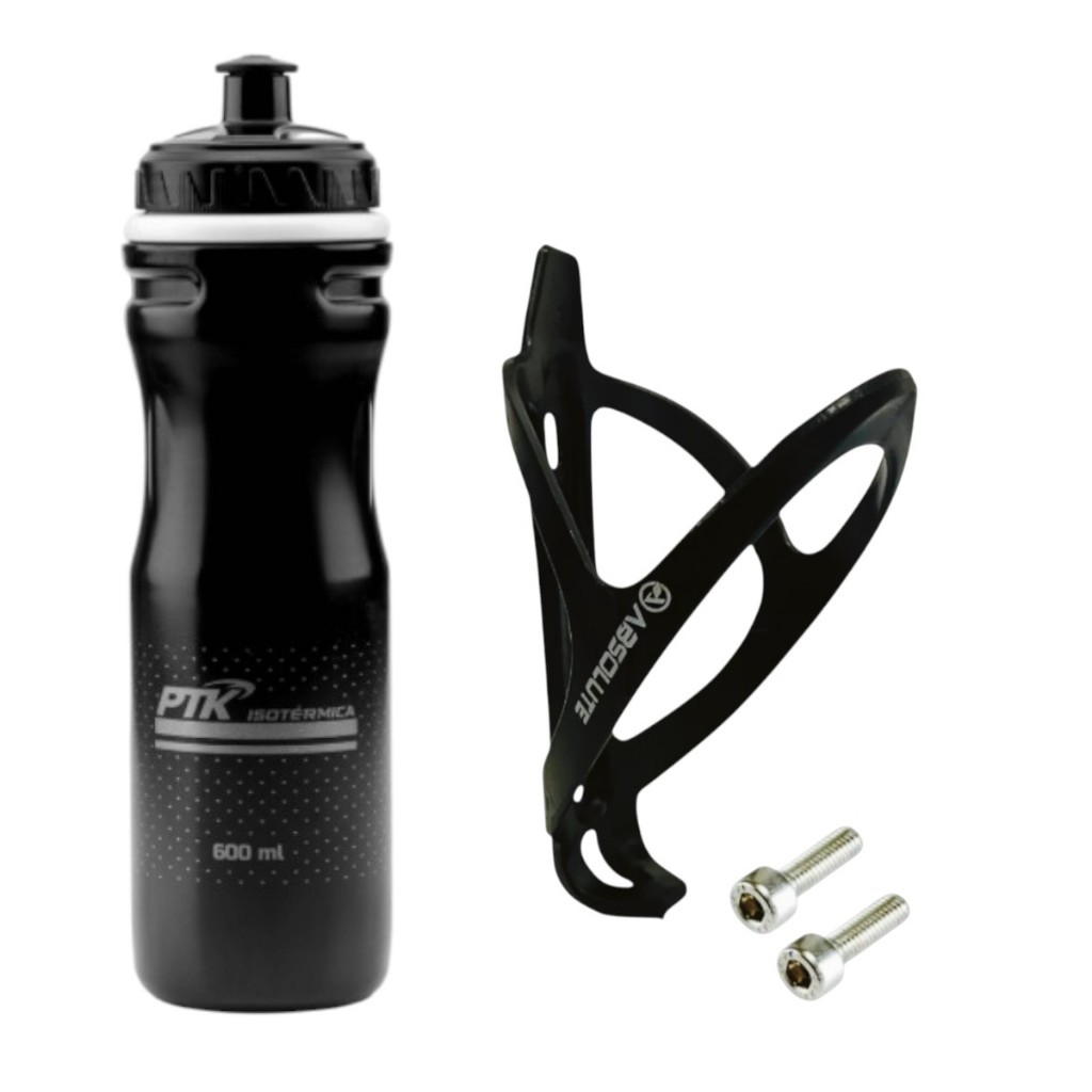 Caramanhola Garrafa de Agua para bike Garrafinha Squeeze com Suporte para exercicios em Oferta na Shopee