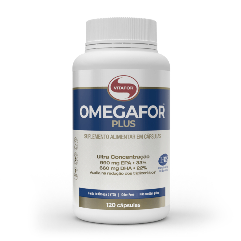 Omegafor Suplemento Alimentar Cápsulas de 1000mg Vitafor - Health