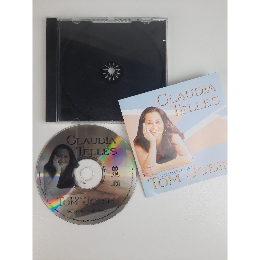 CD Claudia Telles Tributo A Tom Jobim 2004 Raro