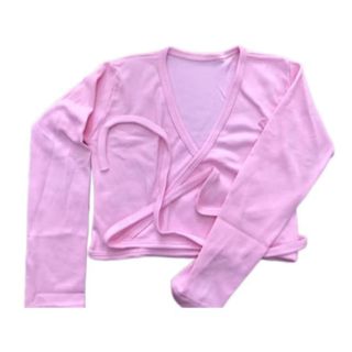 Casaquinho Infantil/Juvenil - Transpassado (Ballet) - ROSA em Oferta na Shopee