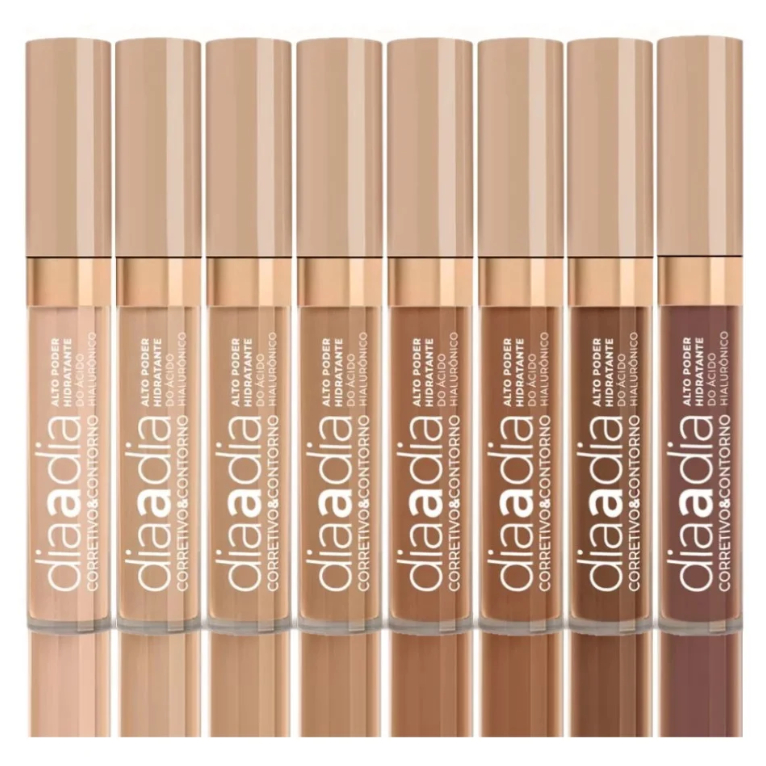 Corretivo & Contorno Líquido Dia a Dia Mahav em Oferta na Shopee