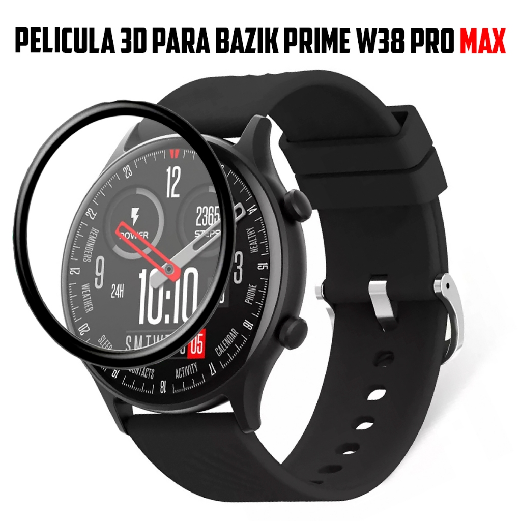 Pelicula 3D para Smartwatch Bazik Prime W38 Pro Max super resistente pelicula com borda 3d em Oferta na Shopee